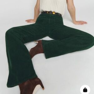 Alyssa High Rise Wide Leg Corduroy Pants